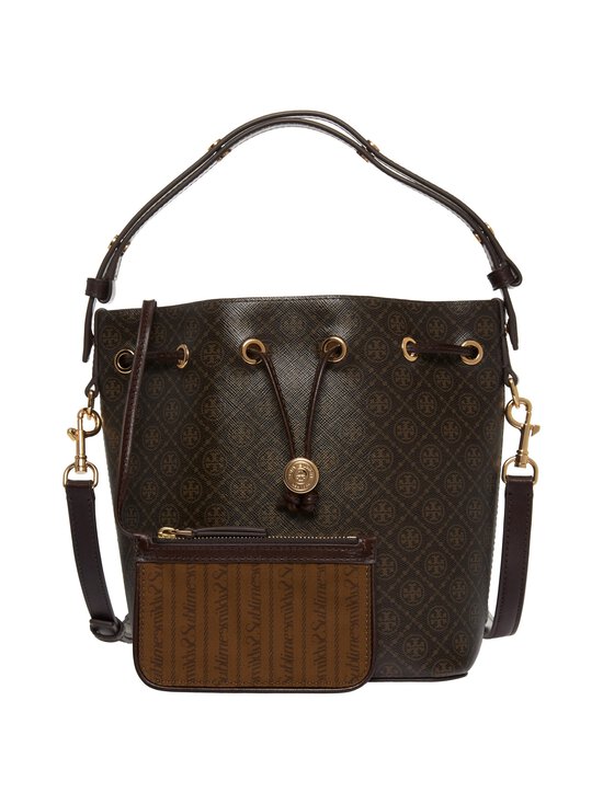 Tory Burch - T Monogram Coated Canvas Bucket -laukku - 200 FRENCH PRESS - photo 1 Tory Burch - T Monogram Coated Canvas Bucket -laukku - 200 FRENCH PRESS | Stockmann - photo 1