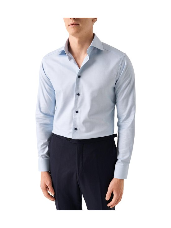 Eton - Slim Fit Cotton Tencel -kauluspaita - 23 LIGHT BLUE - photo 4 Eton - Slim Fit Cotton Tencel -kauluspaita - 23 LIGHT BLUE | Stockmann - photo 4