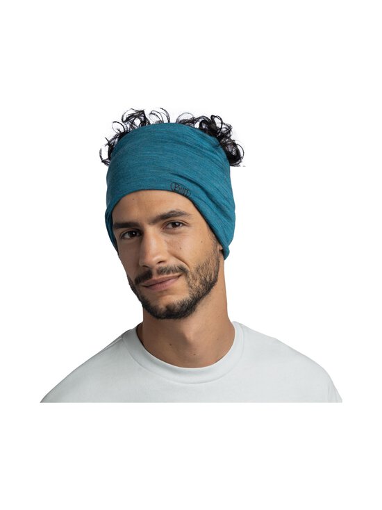 Buff - Kevyt merinovillainen tuubihuivi - 706 SOLID TEAL | Stockmann - photo 4
