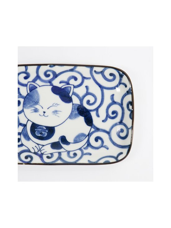 Tokyo Design Studio - Kawaii Neko -posliinilautanen - BLUE/WHITE | Stockmann - photo 4
