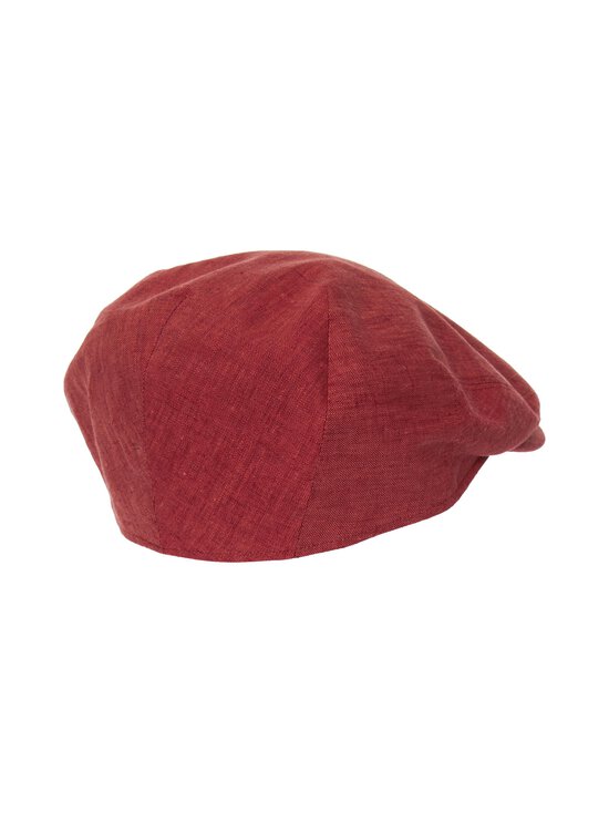 CONSTRUE - Marcelo Flat Cap -pellavalakki - RED | Stockmann - photo 2