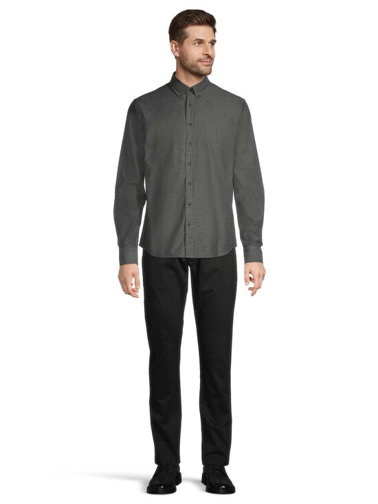 ESSENTIALS by Stockmann - Eden Easy Care Modern fit -kauluspaita - GREY MEL. | Stockmann - photo 2