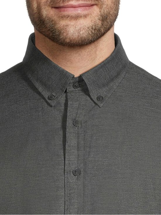 ESSENTIALS by Stockmann - Eden Easy Care Modern fit -kauluspaita - GREY MEL. | Stockmann - photo 4