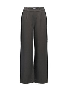Object - ObjLisa Wide bikses - MEDIUM GREY MELANGE DETAIL:BLACK TRACK | Stockmann