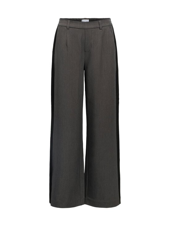 Object - ObjLisa Wide bikses - MEDIUM GREY MELANGE DETAIL:BLACK TRACK | Stockmann - photo 1