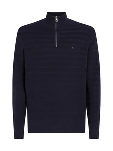 Tommy Hilfiger - Kudum Stripe Structure Zip Mock - DW5 DESERT SKY Tommy Hilfiger - Kudum Stripe Structure Zip Mock - DW5 DESERT SKY | Stockmann