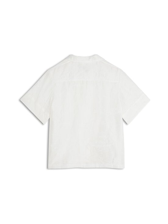 Maison Kitsuné - Parisian Map Sheer Resort -paitapusero - P100 WHITE | Stockmann - photo 2