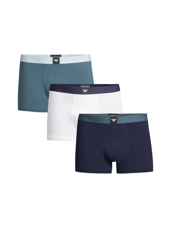 Emporio Armani - Trunk-alushousut 3 -pack - MB392 INK/ORION/WHITE | Stockmann - photo 1