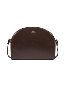 A.P.C - Demi Lune -nahkalaukku - CAE CAE DARK BROWN | Stockmann