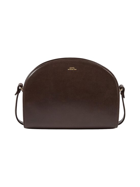 A.P.C - Demi Lune -nahkalaukku - CAE CAE DARK BROWN | Stockmann - photo 1