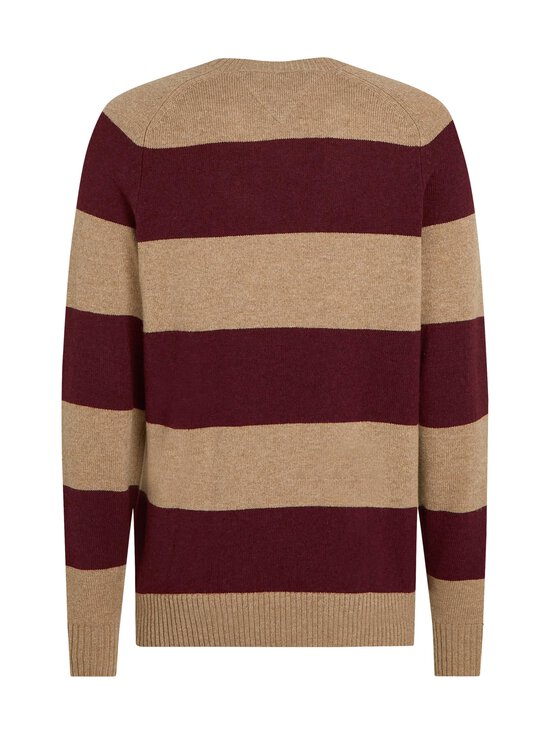 Tommy Hilfiger - Raidallinen villaneule - 0BQ SAFARI CANVAS HTR/DEEP BURGUNDY HTR - photo 2 Tommy Hilfiger - Raidallinen villaneule - 0BQ SAFARI CANVAS HTR/DEEP BURGUNDY HTR | Stockmann - photo 2