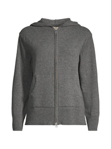 GANT - Superfine Lambswool -vetoketjullinen neulehuppari - 90 CHARCOAL MELANGE | Stockmann