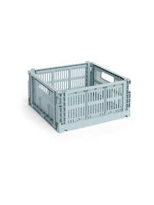 HAY - Colour Crate Medium Square -säilytyskori - DUSTY BLUE | Stockmann