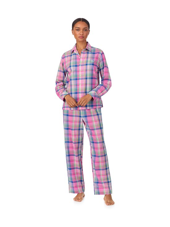 Lauren Ralph Lauren - Long Roll -pyjama 2-osainen - 668 PINK | Stockmann - photo 1
