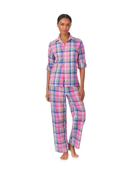 Lauren Ralph Lauren - Long Roll -pyjama 2-osainen - 668 PINK | Stockmann - photo 3