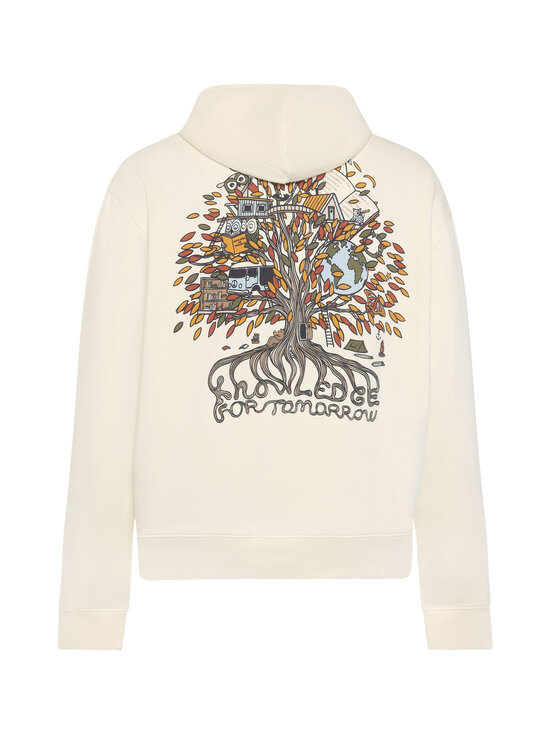 Knowledge Cotton Apparel - Relaxed Printed -huppari - 5004 WHITE MULTI | Stockmann - photo 2
