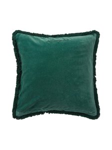 Lexington - Velvet Fringe dekoratīvs spilvendrānas pārvalks 50 x 50 cm - 8000-SH25 GREEN | Stockmann