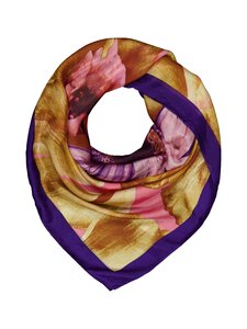 A+more - Aurora zīda lakats 100 x 100 cm - LILAC/PINK/BROWN | Stockmann