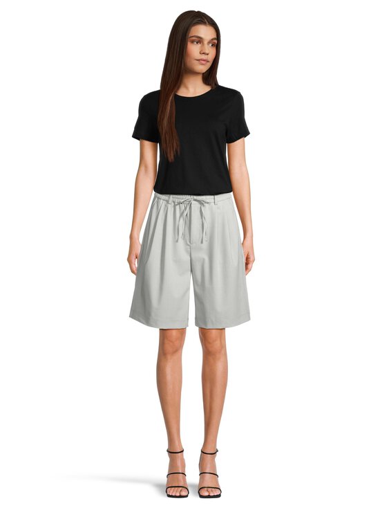 Object - ObjMara Wide Bermuda -shortsit - LIGHT GREY MELANGE | Stockmann - photo 3