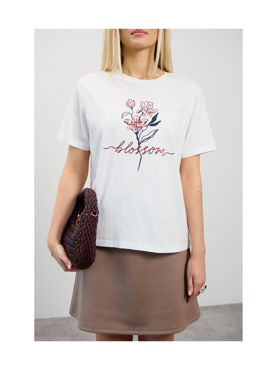 Vila - Vivora t-paita - SNOW WHITE | Stockmann - photo 3