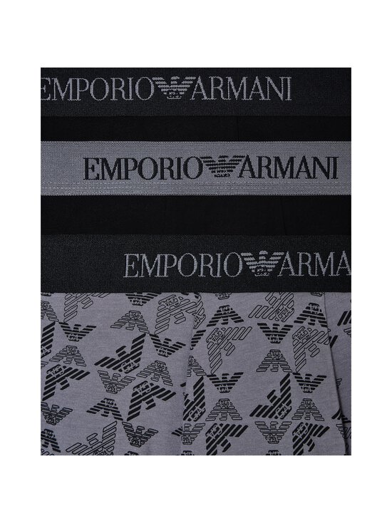 Emporio Armani - Bokserialushousut 3-pack - MC200 BLK/SHADE-BLK/BLK | Stockmann - photo 3