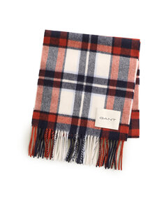 GANT - Checked Wool -huivi - 130 CREAM | Stockmann