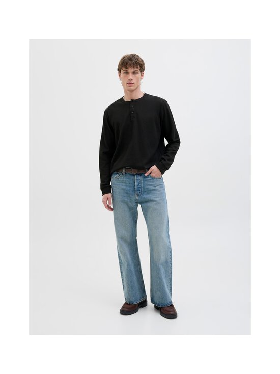 Jack & Jones - JjeDover Henley -trikoopaita - BLACK - photo 5 Jack & Jones - JjeDover Henley -trikoopaita - BLACK | Stockmann - photo 5