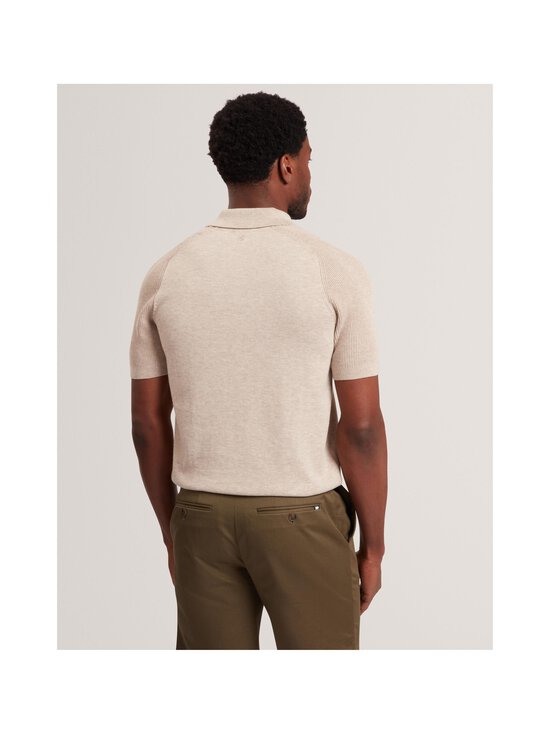 Ted Baker London - Otisoss Ribbed Raglan -pikeepaita - TAUPE | Stockmann - photo 5