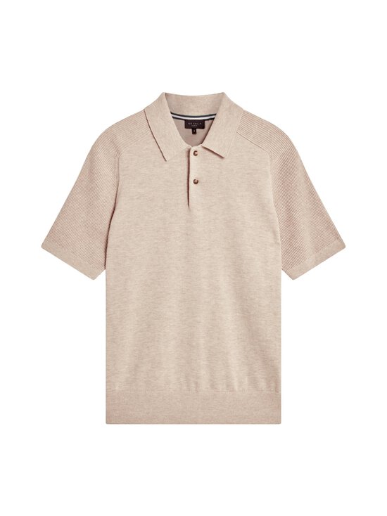 Ted Baker London - Otisoss Ribbed Raglan -pikeepaita - TAUPE | Stockmann - photo 1