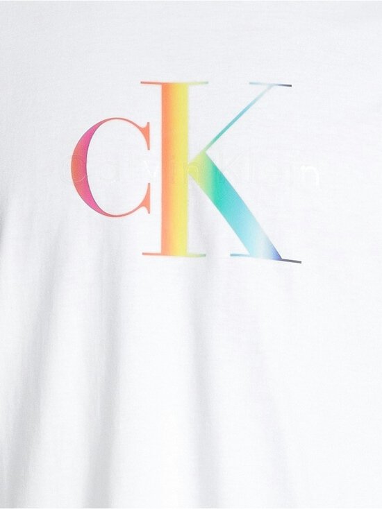 Calvin Klein Jeans - Pride25 Graphic t-krekls - YAA BRILLIANT WHITE | Stockmann - photo 4