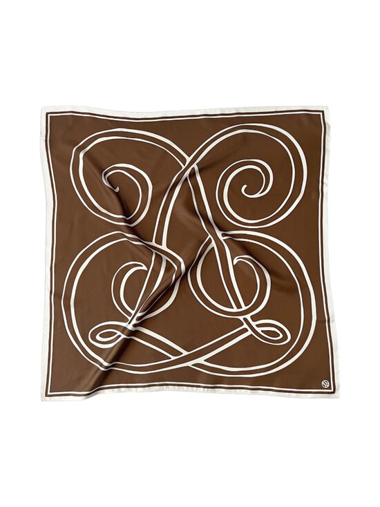 lescarf - Monogram-silkkihuivi - MOCHA MOUSSE &AMP; CREAM | Stockmann - photo 1