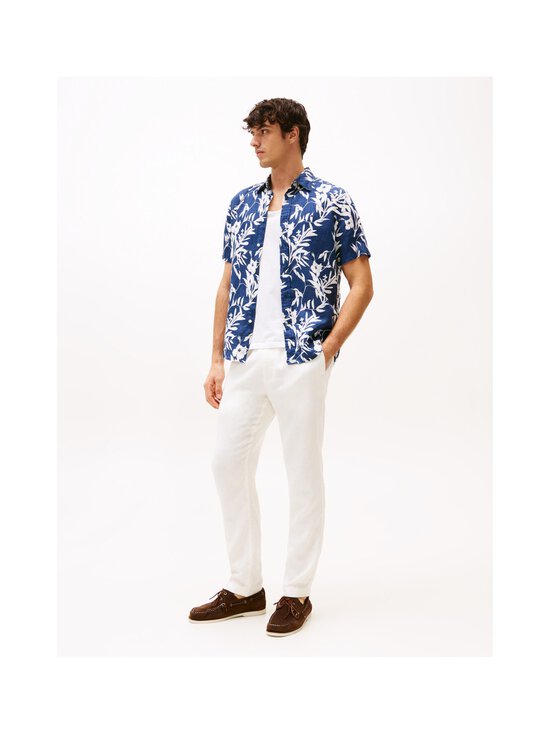 Tommy Hilfiger - Linen Tropical lina krekls - 0GZ NIGHT SKY / IVORY SILK - photo 3 Tommy Hilfiger - Linen Tropical lina krekls - 0GZ NIGHT SKY / IVORY SILK | Stockmann - photo 3