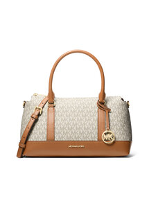 Michael Michael Kors - Andie Medium Satchel -laukku - 149 VANILLA/ACRN | Stockmann