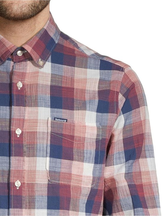 Barbour - Triiksärk Check Hillroad - RE25 RED SPICE | Stockmann - photo 4