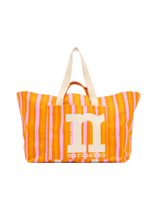 Marimekko - Mono City XL Tote Piccolo -laukku - 944 ORANGE, PINK | Stockmann - photo 1