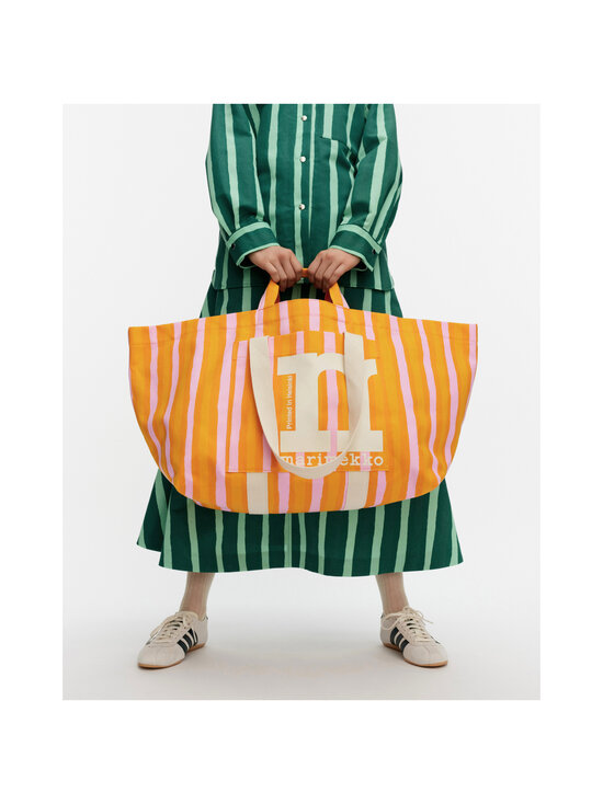Marimekko - Mono City XL Tote Piccolo -laukku - 944 ORANGE, PINK | Stockmann - photo 4