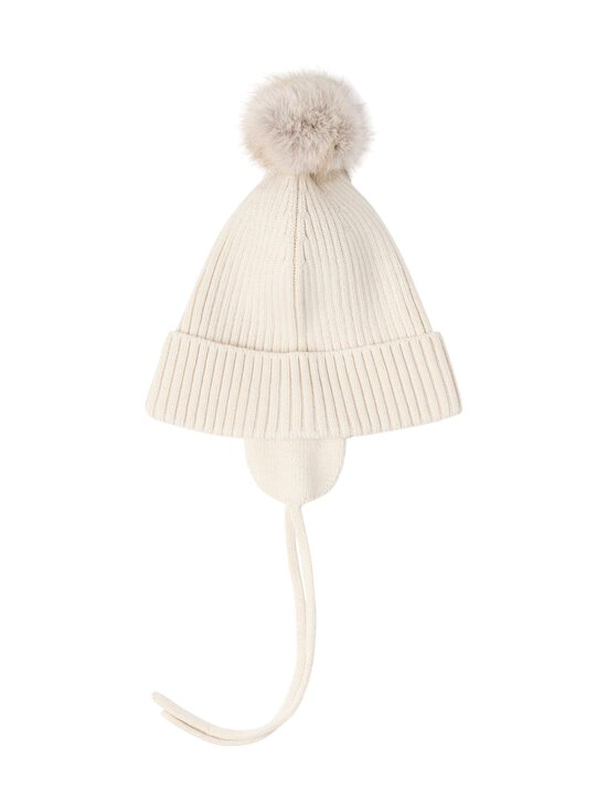 Lindex - Kõrvaklappidega müts Pom Pom - 1230 LIGHT BEIGE | Stockmann - photo 2