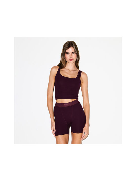 SKIMS - Topp Cotton Rib Tank - CURRANT | Stockmann - photo 2