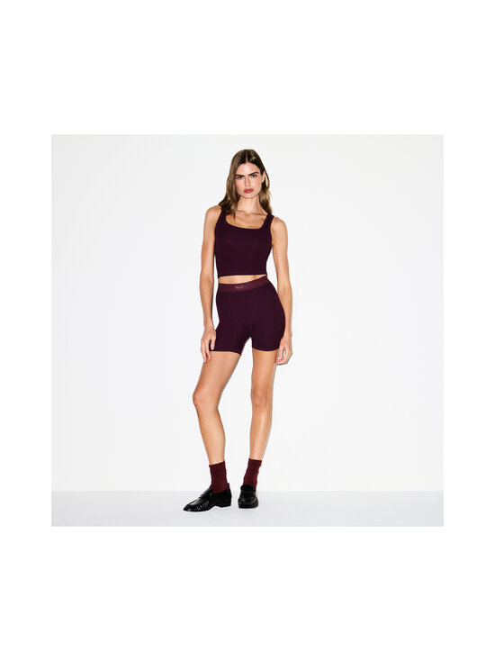 SKIMS - Topp Cotton Rib Tank - CURRANT | Stockmann - photo 4