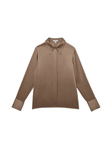 Reiss - Ameira-silkkipaita - 28 TAUPE BROWN | Stockmann