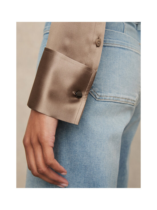 Reiss - Ameira-silkkipaita - 28 TAUPE BROWN | Stockmann - photo 4