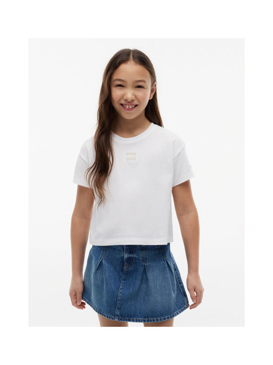 Tommy Hilfiger - Tonal Flag T-krekls - YBR WHITE | Stockmann - photo 2