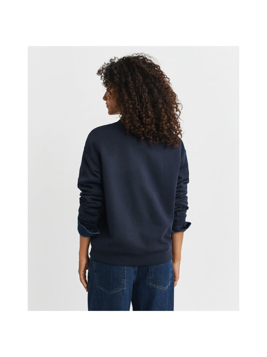 GANT - Crest C-neck -collegepaita - 433 EVENING BLUE | Stockmann - photo 3