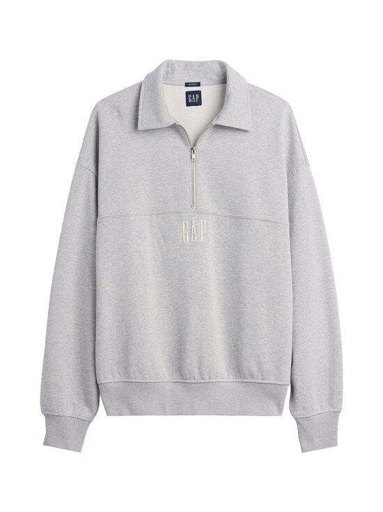 GAP - Heavyweight Logo polo džemperis - BC15 LT GREY HEATHER | Stockmann - photo 1