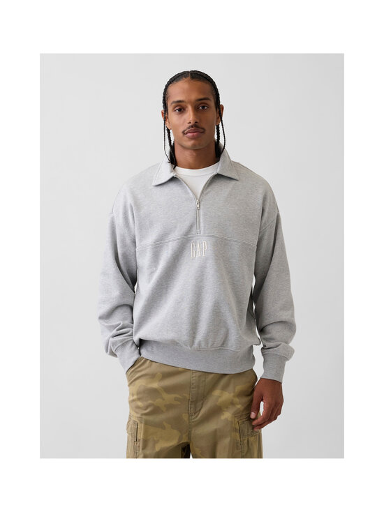 GAP - Heavyweight Logo polo džemperis - BC15 LT GREY HEATHER | Stockmann - photo 2