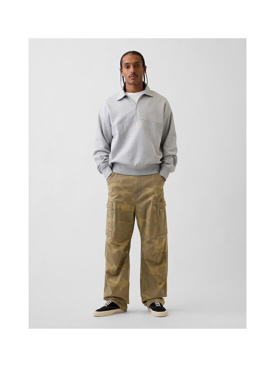 GAP - Heavyweight Logo polo džemperis - BC15 LT GREY HEATHER | Stockmann - photo 4