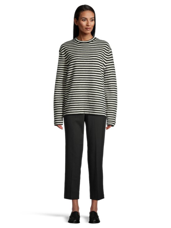 Jil Sander - Raidallinen villaneule - 120 RAVEN - photo 2 Jil Sander - Raidallinen villaneule - 120 RAVEN | Stockmann - photo 2