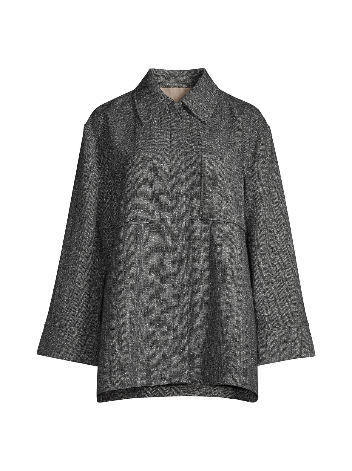 Cami Herringbone Boucle -paitatakki