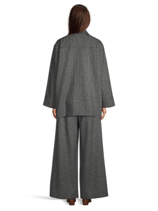 Rue de Tokyo - Cami Herringbone Boucle -paitatakki - BLACK/WHITE | Stockmann - photo 3