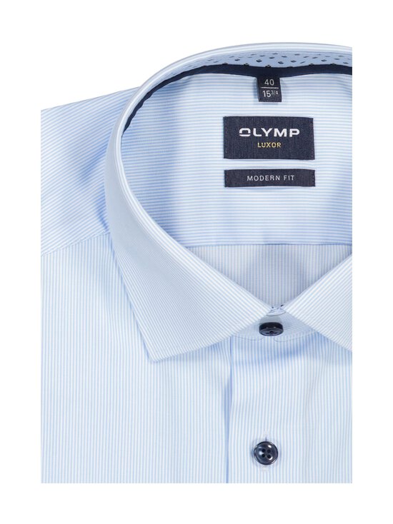 Olymp - Modern Fit Stripe With Contrast Buttons And Trims -kauluspaita - 11 BLEU | Stockmann - photo 2